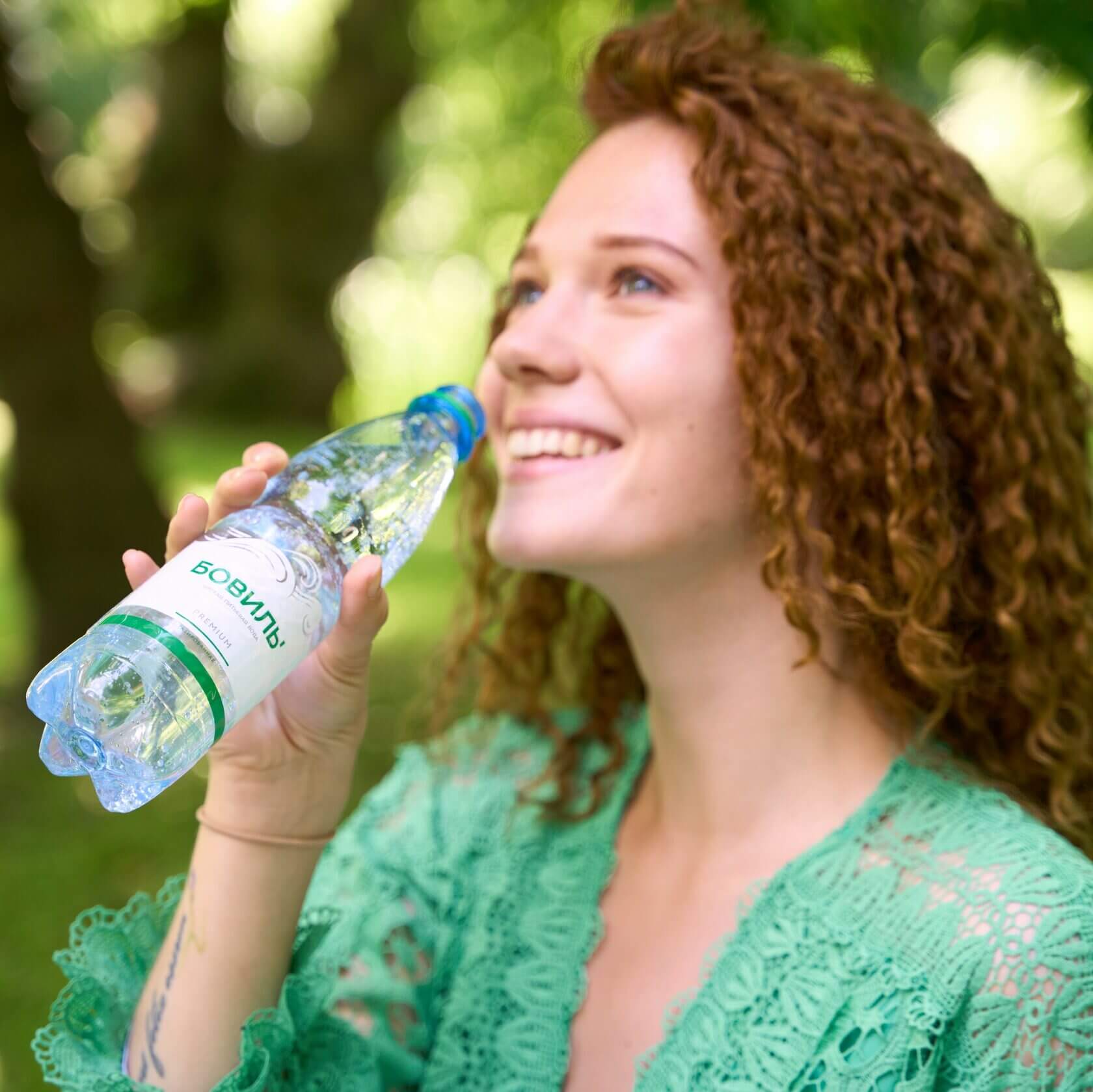 Вода питьевая «Бовиль' Премиум» газированная, ПЭТ, 0,5х12 шт.